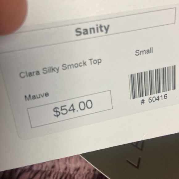 Host Pick 🎉NWT Lelis Clara Pink Silky Smock Top​ - Picture 9 of 11